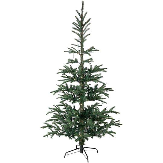 6.5ft. Pre-Lit Nordmann Fir Artificial Christmas Tree, Warm White LED Lights